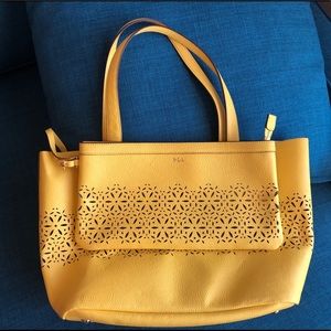 Ralph Lauren Leather Tote Handbag